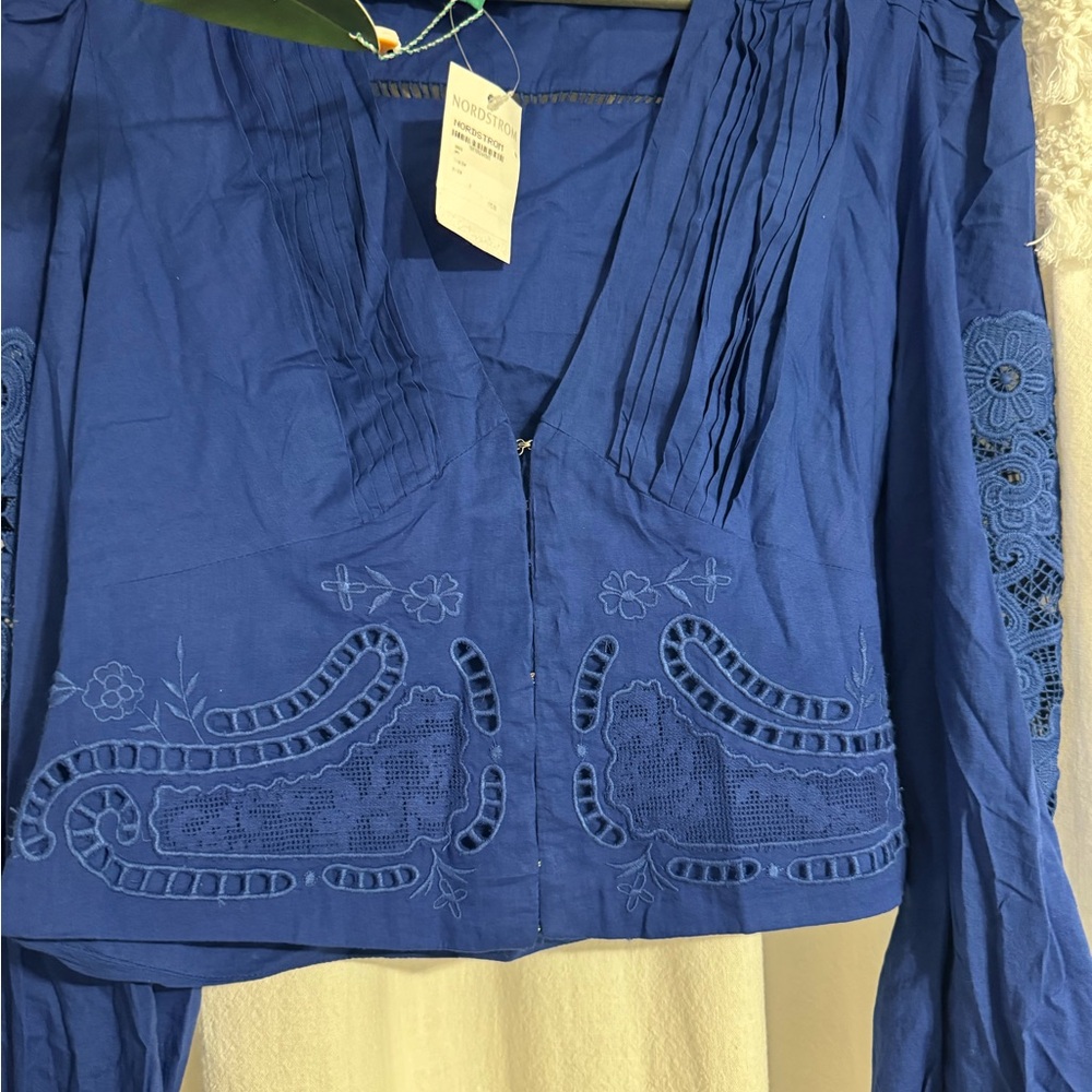 Farm Rio Embroidered Women's Top - Picture 3 of 4